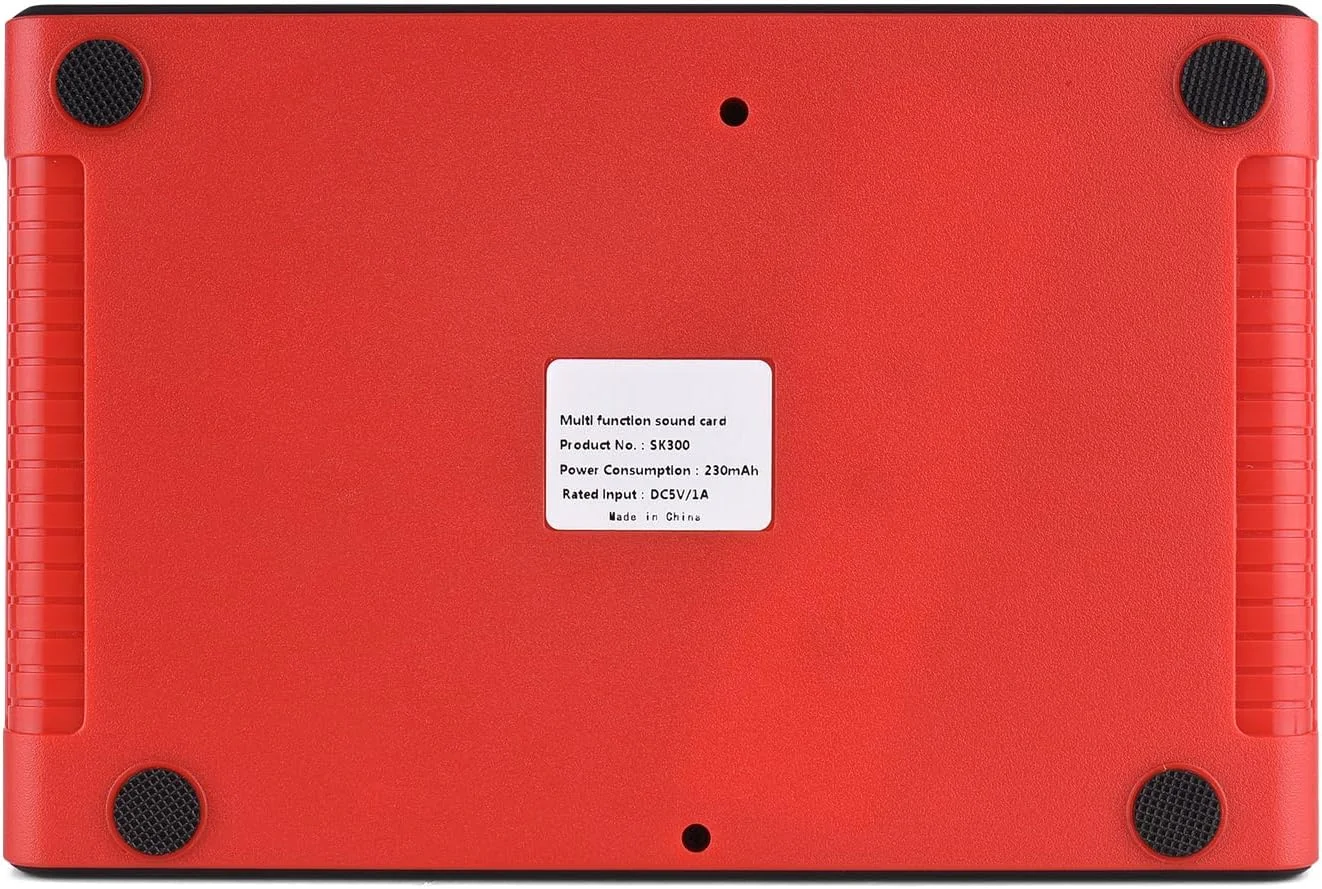 کارت صدای زنده CHICIRIS SK300، میکسر با جلوه های صوتی متعدد، باتری قابل شارژ 1200 میلی آمپر ساعتی، پشتیبانی از میکروفون دوگانه برای پخش زنده، کارائوکه، 23.5 X 15.5 X 3 سانتی متر (فقط کارت صدا) کارت صدای زنده CHICIRIS SK300، میکسر با جلوه های صوتی متعدد، باتری قابل شارژ 1200 میلی آمپر ساعتی، پشتیبانی از میکروفون دوگانه برای پخش زنده، کارائوکه، 23.5 X 15.5 X 3 سانتی متر (فقط کارت صدا)