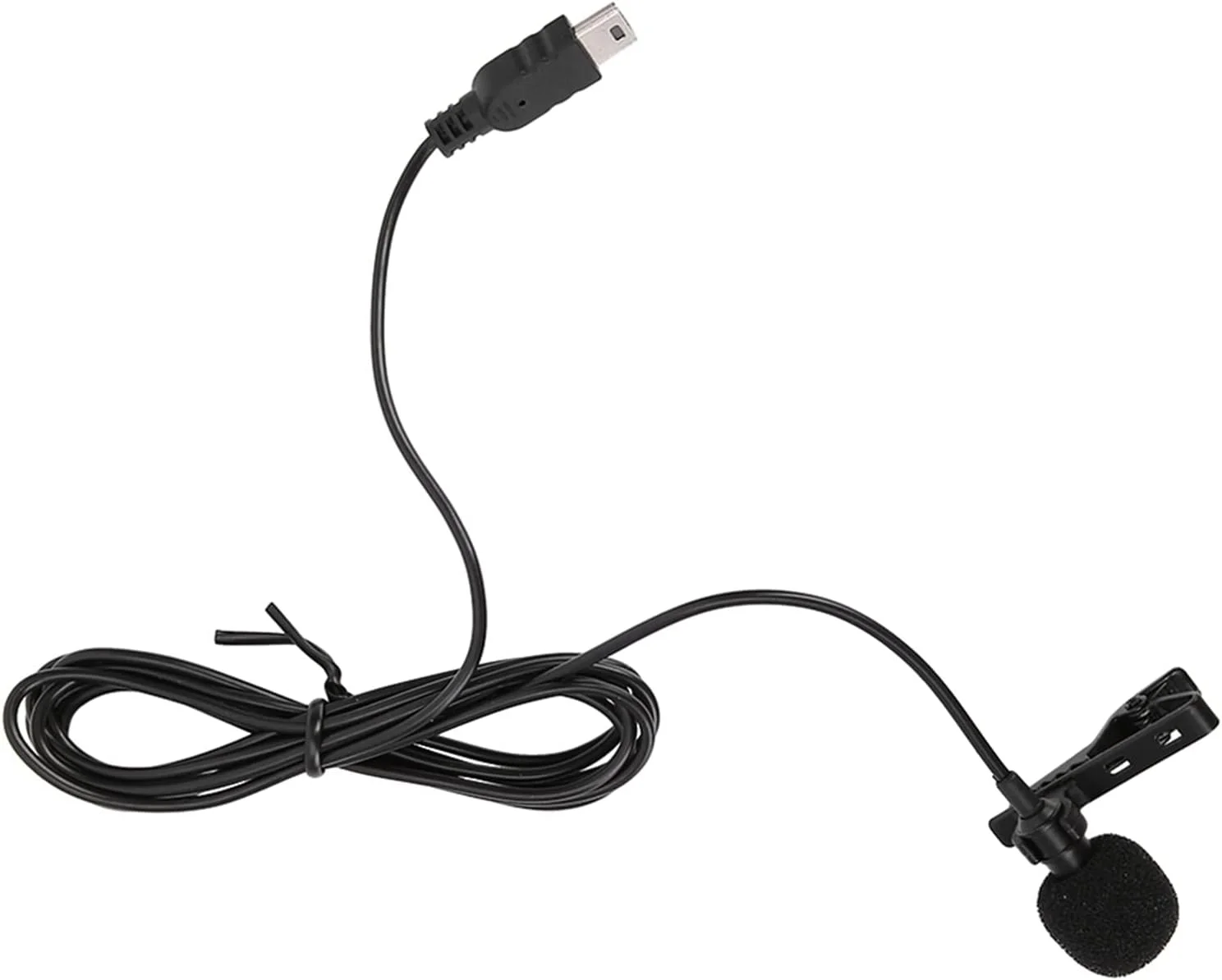 میکروفون استریو مینی USB با حساسیت بالا Cryfokt برای Hero 3/3+/4، برای ضبط صدا و تصویر، مشکی