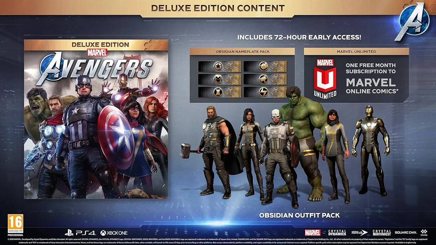 بازی Marvel's Avengers نسخه Deluxe Edition (PS4) از Square Enix