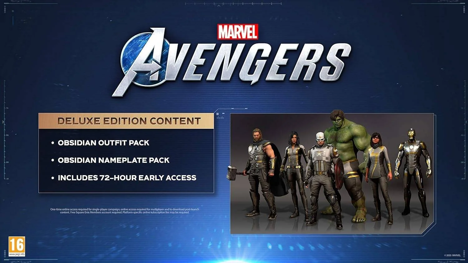 بازی Marvel's Avengers نسخه Deluxe Edition (PS4) از Square Enix