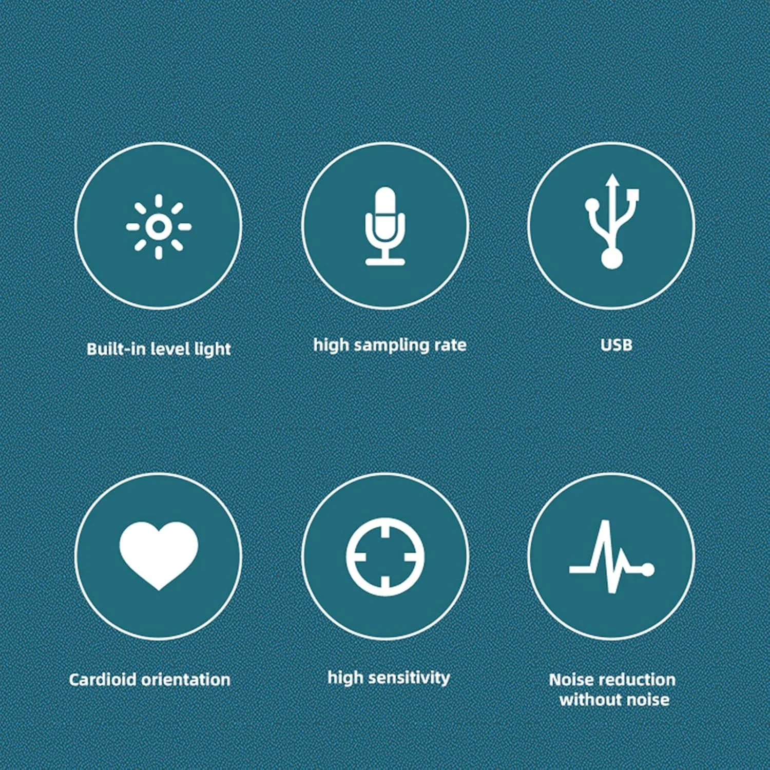 میکروفون USB RGB با عملکرد قطع صدا، کیت میکروفون کاندنسر کاردیوئید پادکست با نور پرکننده، میکروفون کاندنسر برای استریمینگ، ضبط و پادکست