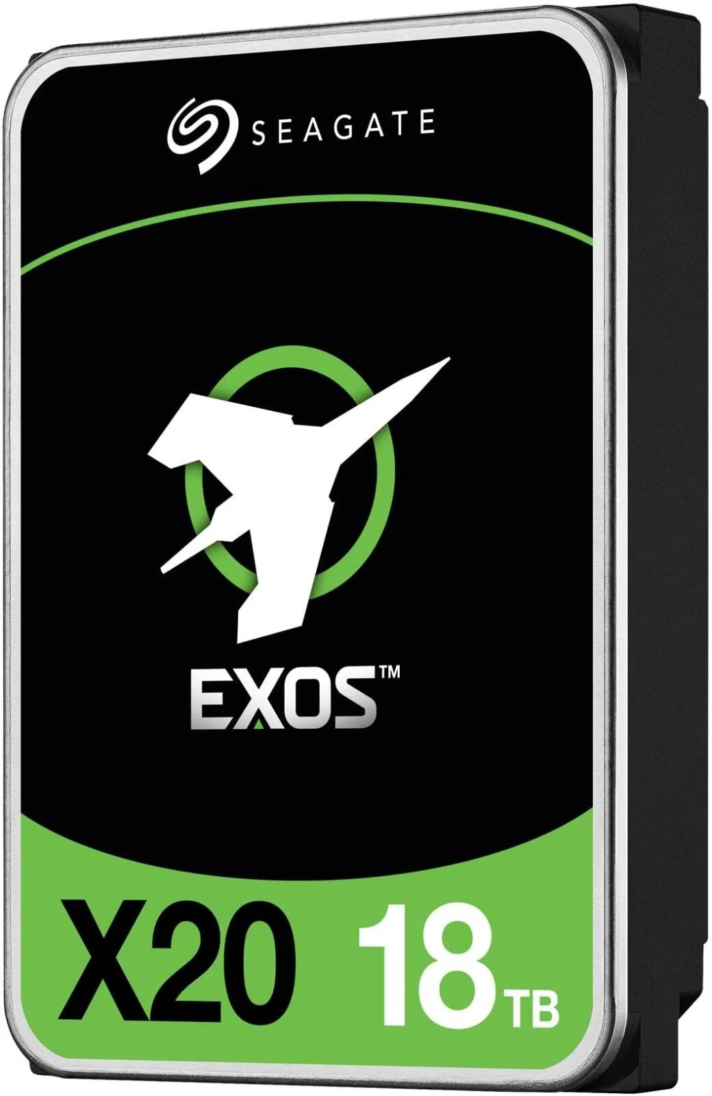 هارد دیسک داخلی سیگیت Exos X20 با ظرفیت 18 ترابایت، سرعت 7200 دور در دقیقه، SATA III 6 گیگابیت بر ثانیه، سایز 3.5 اینچ، حافظه کش 256 مگابایت، سرعت انتقال داده 285 مگابایت بر ثانیه، گزینه‌های سفارشی‌سازی توان، امنیت پیشرفته داده | ST18000NM003D - تصویر 2