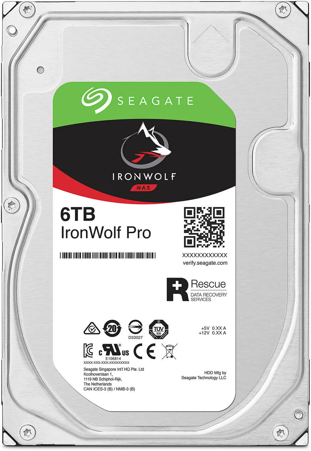هارد دیسک داخلی 6 ترابایتی سیگیت IronWolf Pro SATA III 3.5 اینچی NAS، سرعت 7200 دور در دقیقه، 512 مگابایت حافظه کش، سرعت انتقال داده تا 250 مگابایت بر ثانیه، 2 میلیون ساعت MTBF، بازیابی اطلاعات سیگیت | ST6000NT001 هارد دیسک داخلی 6 ترابایتی سیگیت IronWolf Pro SATA III 3.5 اینچی NAS، سرعت 7200 دور در دقیقه، 512 مگابایت حافظه کش، سرعت انتقال داده تا 250 مگابایت بر ثانیه، 2 میلیون ساعت MTBF، بازیابی اطلاعات سیگیت | ST6000NT001