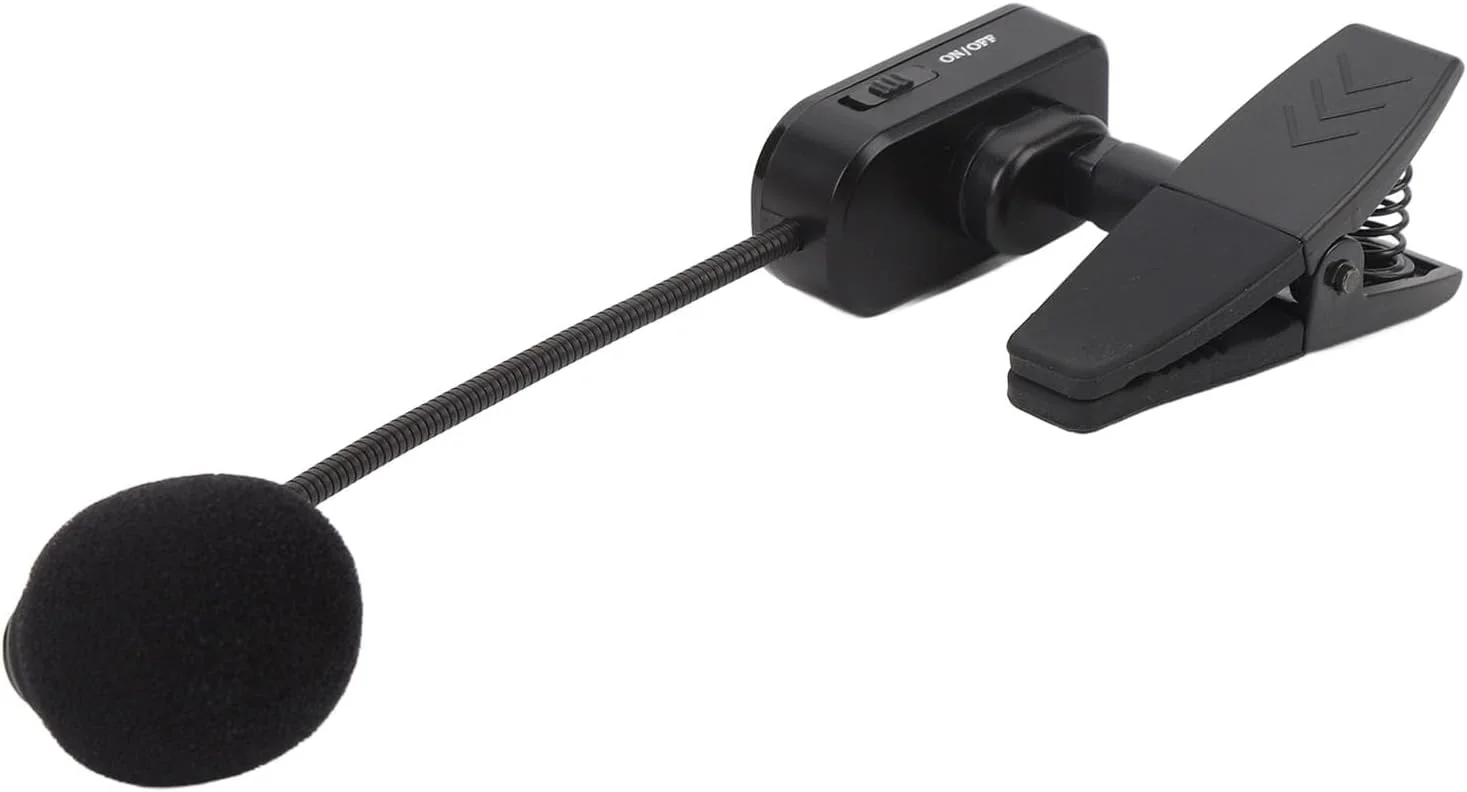 میکروفون ساکسیفون Cryfokt، میکروفون گیره ای/نگهدارنده 2.4G با حساسیت بالا برای نمایش گروه