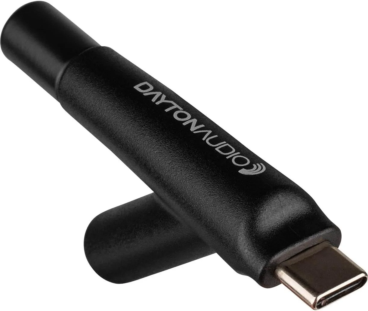 میکروفون اندازه گیری کالیبره شده Dayton Audio iMM-6C با پورت USB-C برای آیفون، آیپد، تبلت و اندروید، مشکی