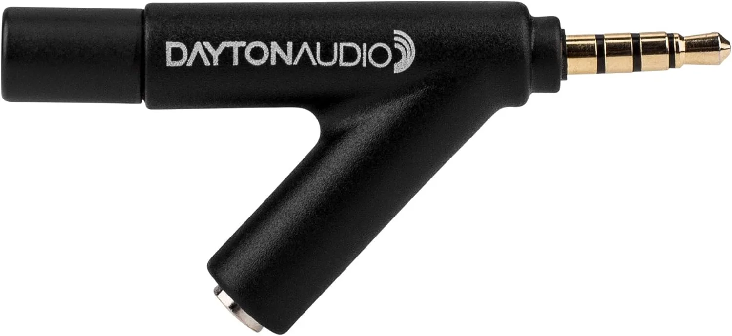 میکروفون اندازه گیری کالیبره شده Dayton Audio iMM-6 برای آیفون، آیپد، تبلت و اندروید