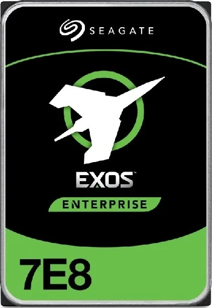 هارد دیسک داخلی 8 ترابایتی سیگیت Exos Enterprise 7E8، سایز 3.5 اینچ، رابط Sata 6 Gb/s، سرعت 7200 دور در دقیقه، 256 مگابایت حافظه کش، سرعت انتقال داده 600 مگابایت بر ثانیه | ST8000NM004A / ST8000NM000A