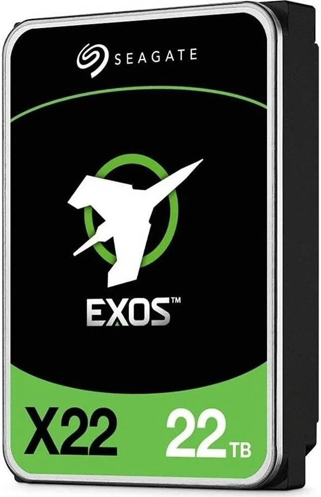 هارد دیسک اینترپرایز سیگیت Exos X22 SATA 6Gb/s 3.5 اینچی، ظرفیت 22 ترابایت، سرعت چرخش 7200 دور در دقیقه، 512 مگابایت حافظه کش، نرخ انتقال 285 مگابایت بر ثانیه | ST22000NM001E - تصویر 2