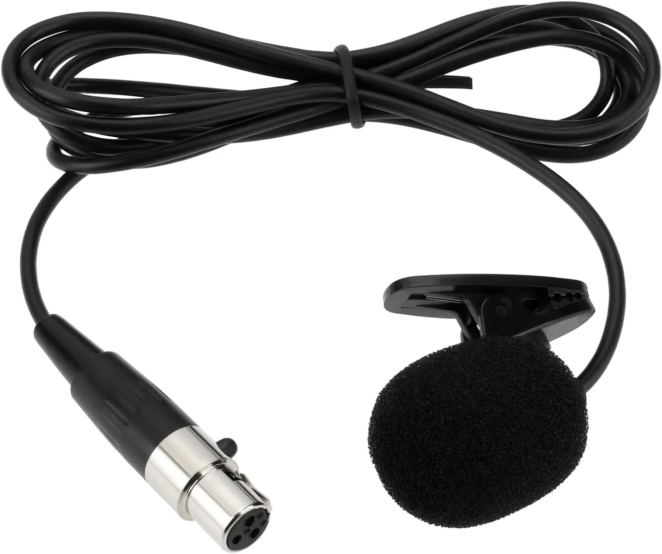 میکروفون یقه‌ای لاوالیر 3 پین با جک مینی XLR، سازگار با سیستم‌های صوتی مختلف