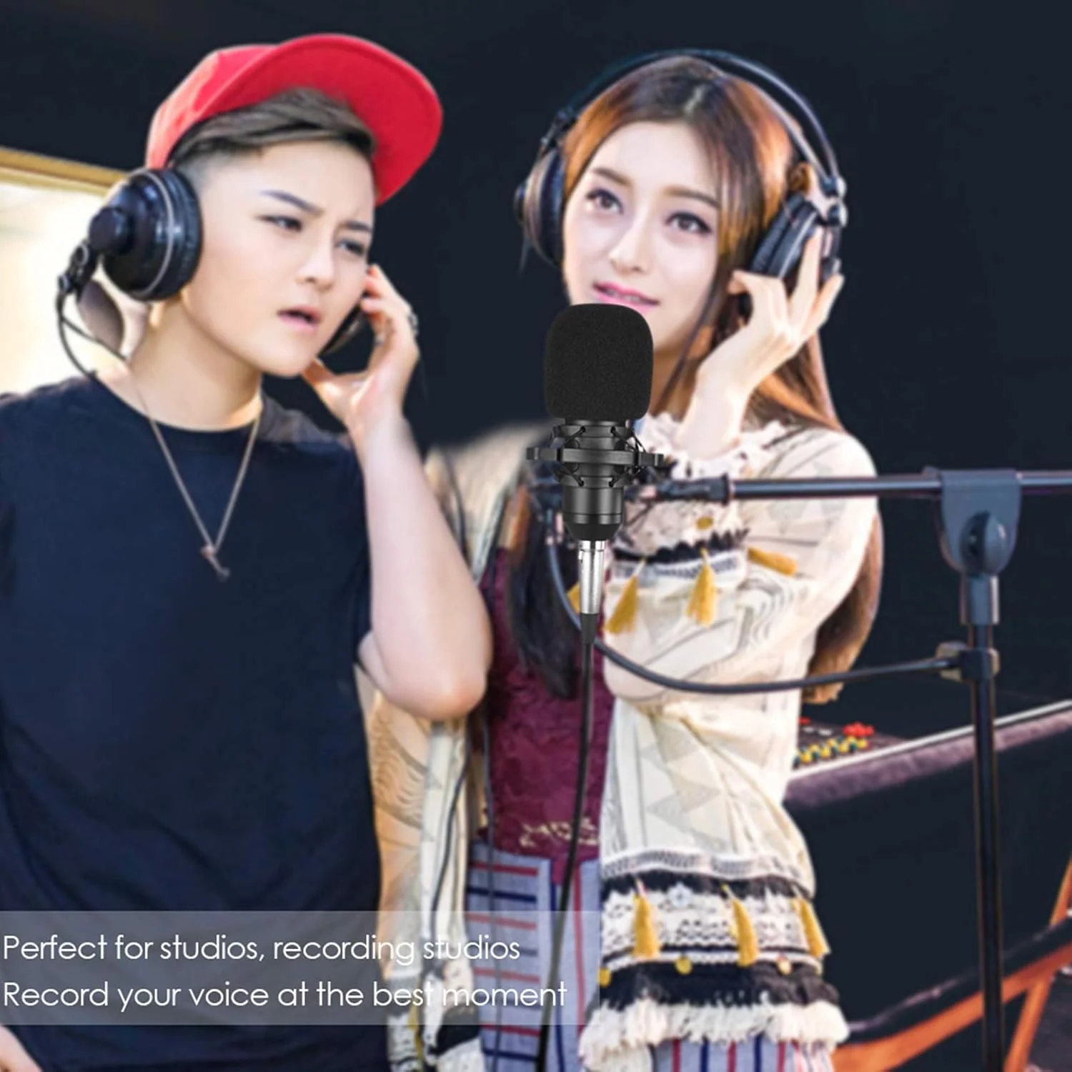 میکروفون استودیویی کاندنسر BM800 برای پخش صدا به همراه لرزه گیر، کابل 3.5 میلی متری و اسفنج DOOMUN میکروفون استودیویی کاندنسر BM800 برای پخش صدا به همراه لرزه گیر، کابل 3.5 میلی متری و اسفنج DOOMUN