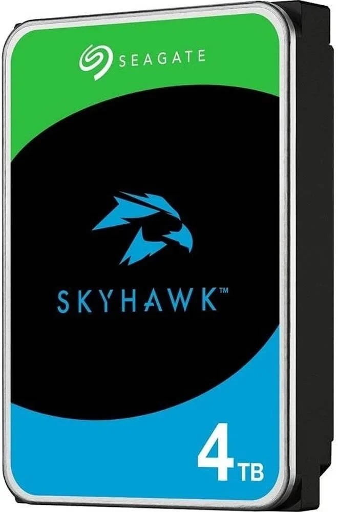هارد دیسک داخلی 4 ترابایتی Seagate SkyHawk SATA Surveillance SATA III 3.5 اینچی، 256 مگابایت کش، 5400 دور در دقیقه، سرعت انتقال پایدار تا 180 مگابایت بر ثانیه، 1 میلیون ساعت MTBF، تا 64 دوربین HD | ST4000VX016 - تصویر 3