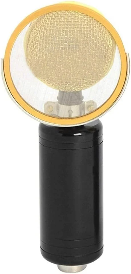 میکروفون کاندنسر با محافظ باد، میکروفون اختصاصی لایو با براکت و کابل میکروفون کاندنسر با محافظ باد، میکروفون اختصاصی لایو با براکت و کابل