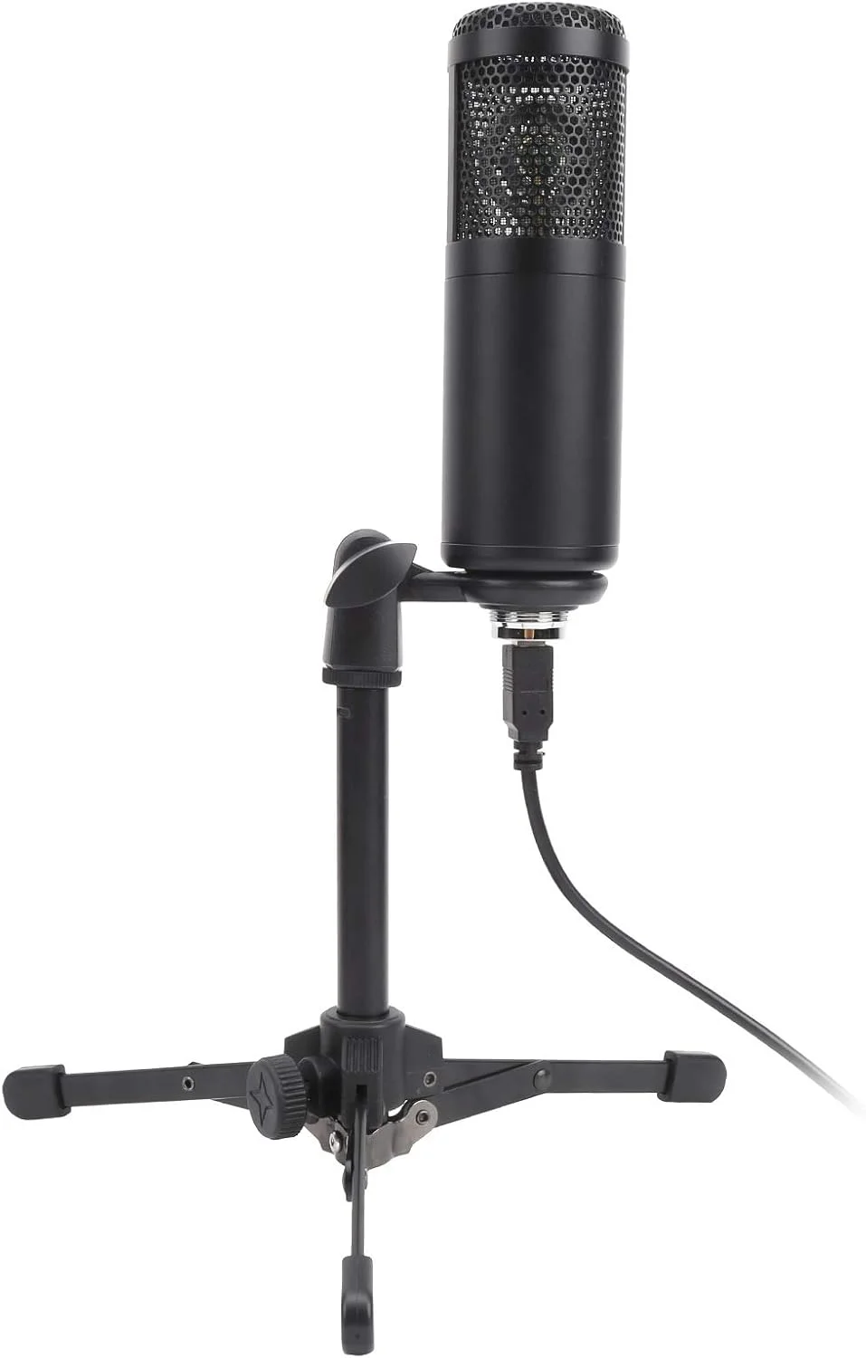 میکروفون کندانسور، کیت میکروفون، روکش توری فلزی حرفه ای کاهش نویز رومیزی برای جلسه استودیویی مجموعه میکروفون کاردیوئید با پایه میکروفون کندانسور، کیت میکروفون، روکش توری فلزی حرفه ای کاهش نویز رومیزی برای جلسه استودیویی مجموعه میکروفون کاردیوئید با پایه