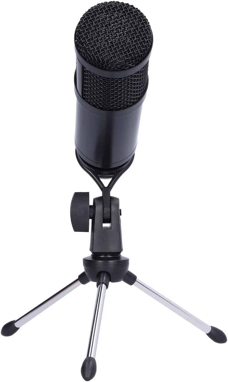 میکروفون USB کاندنسر کاردیوئید با قابلیت کاهش نویز، میکروفون سیمی برای کامپیوتر و پخش رادیویی، ایده آل برای بازی، ضبط موسیقی، کنفرانس آنلاین میکروفون USB کاندنسر کاردیوئید با قابلیت کاهش نویز، میکروفون سیمی برای کامپیوتر و پخش رادیویی، ایده آل برای بازی، ضبط موسیقی، کنفرانس آنلاین