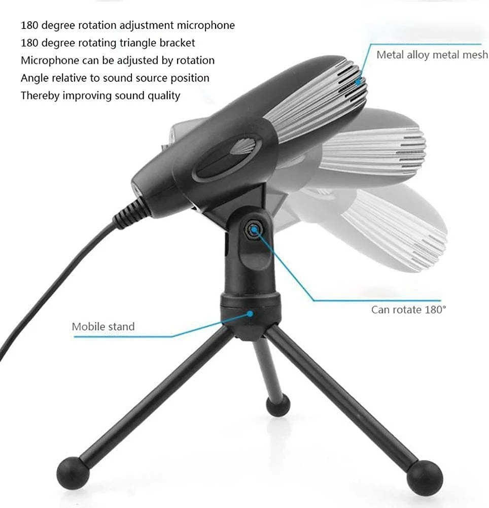 کیت میکروفون کاندنسر پادکست USB، میکروفون استودیویی کاردیوئید با قابلیت اتصال آسان به کامپیوتر و چیپست صدای حرفه ای برای ضبط، پخش و بازی