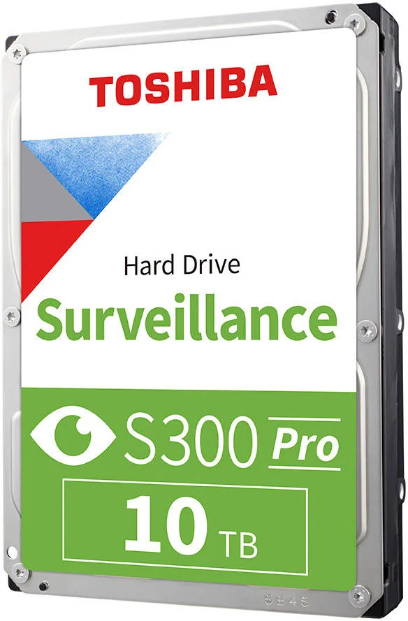 هارد دیسک داخلی 10 ترابایتی توشیبا مدل S300 Pro، مناسب سیستم های نظارتی، سایز 3.5 اینچ، SATA 6Gbit/s، سرعت انتقال داده 281 مگابایت بر ثانیه، 7200 دور در دقیقه، حافظه کش 512 مگابایت، پشتیبانی از 64 دوربین مداربسته | MD10ADA10TV - تصویر 2