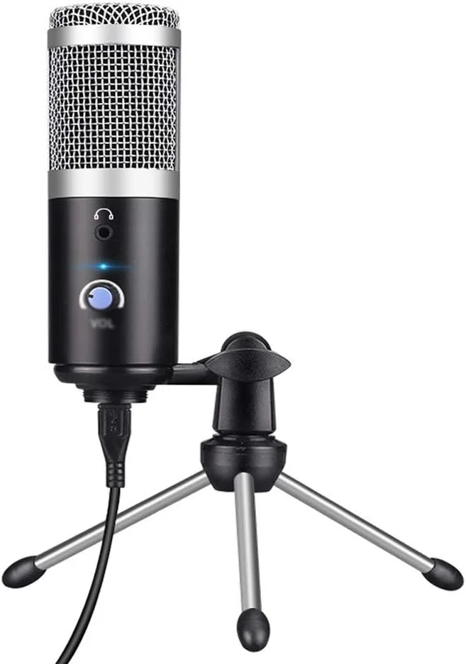 میکروفون کاندنسر USB برای کامپیوتر، میکروفون استودیویی برای کارت صدای رایانه شخصی، میکروفون های حرفه ای ضبط زنده DJ میکروفون کاندنسر USB برای کامپیوتر، میکروفون استودیویی برای کارت صدای رایانه شخصی، میکروفون های حرفه ای ضبط زنده DJ