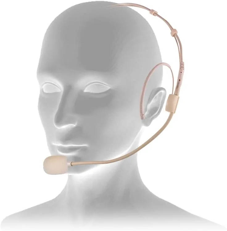 میکروفون کاندنسر هدست با فیش قفلشو 3.5 میلیمتری سازگار با فرستنده بیسیم کمری میکروفون کاندنسر هدست با فیش قفلشو 3.5 میلیمتری سازگار با فرستنده بیسیم کمری