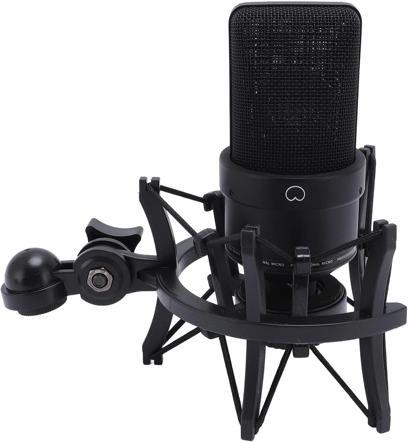 میکروفون کاندنسر با لرزهگیر، کیت میکروفون استودیویی با دیافراگم بزرگ به همراه کابل XLR و بادگیر برای ضبط، پادکست و بازی (مشکی) میکروفون کاندنسر با لرزهگیر، کیت میکروفون استودیویی با دیافراگم بزرگ به همراه کابل XLR و بادگیر برای ضبط، پادکست و بازی (مشکی)