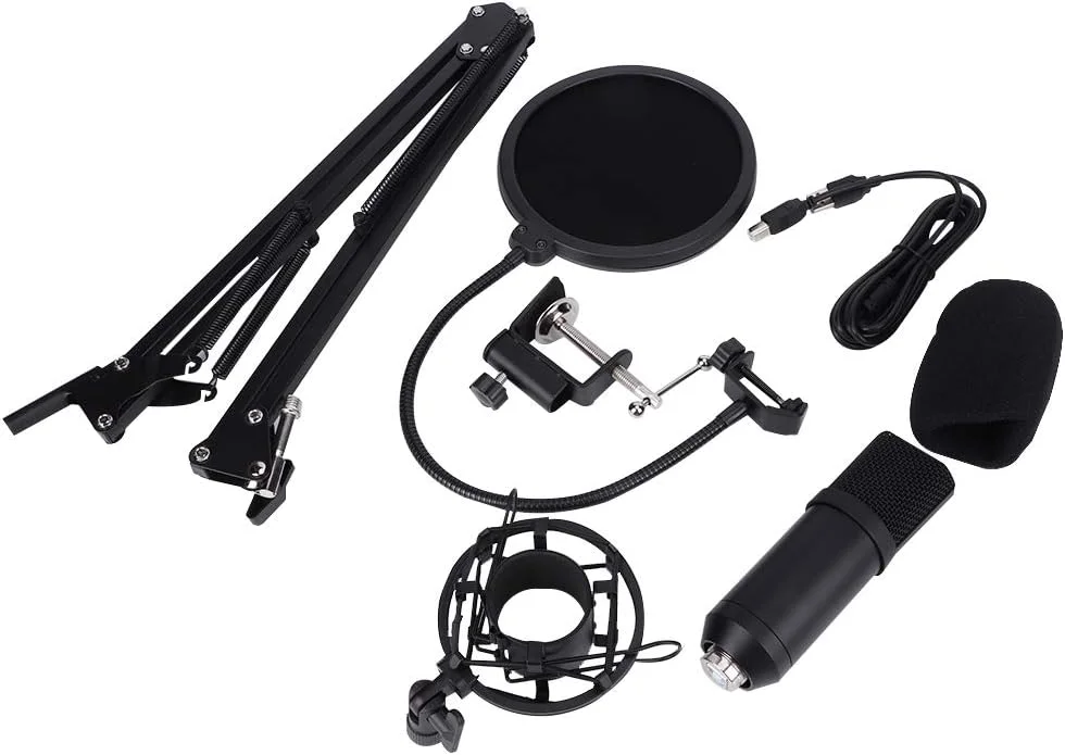 میکروفون کاندنسر USB مدل BM700 برای کامپیوتر، کیت میکروفون کاردیوئید Hi-Fi با پایه و پوشش ضد باد برای پادکست و بازی آنلاین میکروفون کاندنسر USB مدل BM700 برای کامپیوتر، کیت میکروفون کاردیوئید Hi-Fi با پایه و پوشش ضد باد برای پادکست و بازی آنلاین