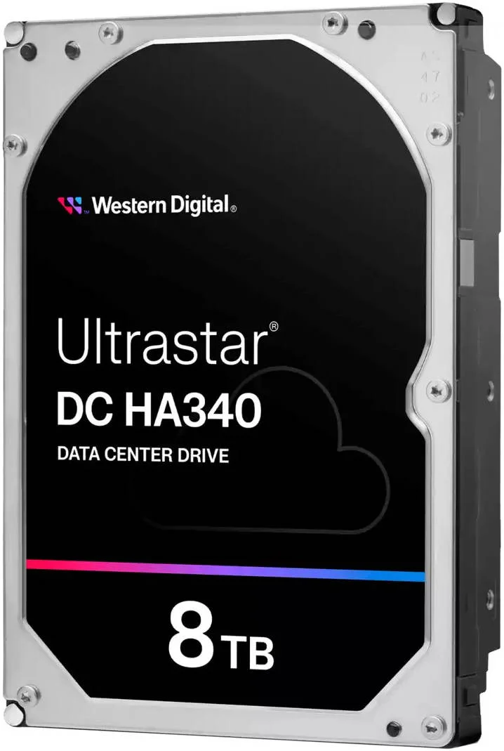 هارد دیسک داخلی وسترن دیجیتال Ultrastar DC HA340 مناسب مرکز داده، 3.5 اینچ SATA، ظرفیت 8 ترابایت، سرعت انتقال تا 267 مگابایت بر ثانیه، 7200 دور در دقیقه، 256 مگابایت حافظه کش | 0B47078