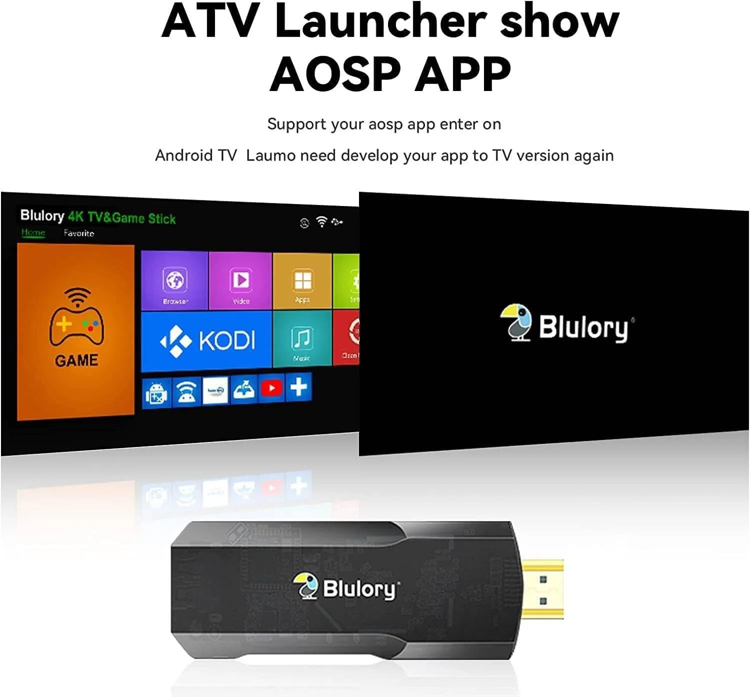 دانگل بازی ویدیویی هوشمند 4K Blulory، کنسول بازی ویدیویی، 10000 بازی 32/64 گیگابایت بازی کلاسیک رترو 2.4G گیم پد بی سیم 64G، تلویزیون و بازی، 6800+ بازی - تصویر 3