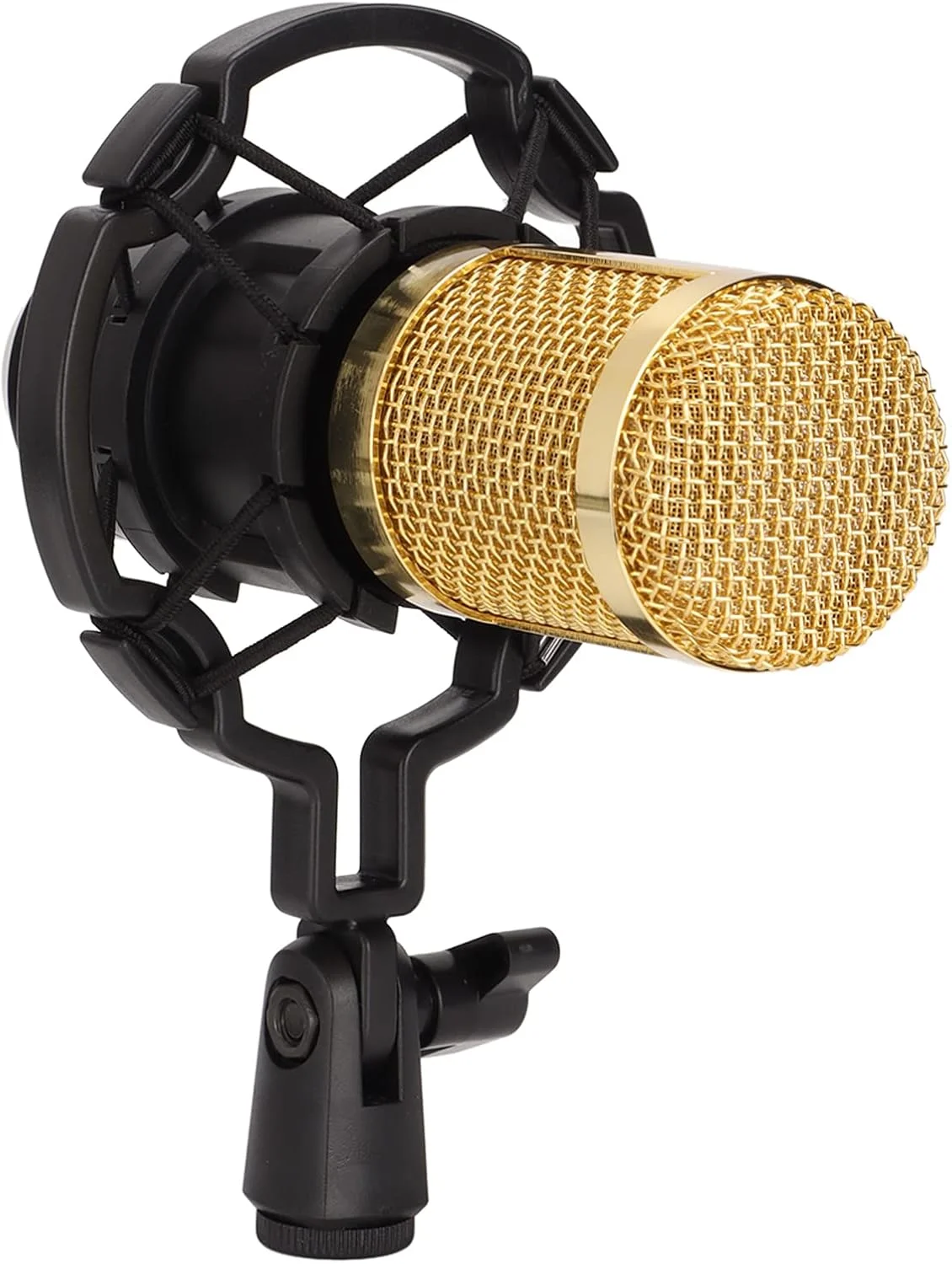 میکروفون کاندنسر گیمینگ BM800، میکروفون ضبط پخش XLR به 3.5 میلیمتری با پایه ضد لرزش، میکروفون استودیویی برای پادکست، استریم، ضبط، بهبود یافته (طلایی مشکی) میکروفون کاندنسر گیمینگ BM800، میکروفون ضبط پخش XLR به 3.5 میلیمتری با پایه ضد لرزش، میکروفون استودیویی برای پادکست، استریم، ضبط، بهبود یافته (طلایی مشکی)