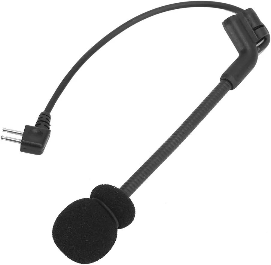 میکروفون تاکتیکی مشکی ABS Comtac Iii با پین 2 برای هدست کاهش نویز Comtac Ii H50 با صدای واضح میکروفون تاکتیکی مشکی ABS Comtac Iii با پین 2 برای هدست کاهش نویز Comtac Ii H50 با صدای واضح