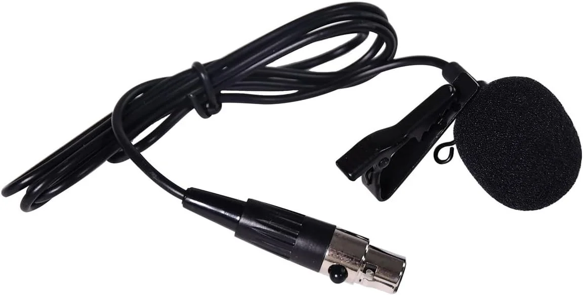 سیترونیک | میکروفون یقهای مینی XLR با گیره کراوات - میکروفون لاوالیر محتاطانه با اتصال مینی XLR - جمع و جور، جایگزین یا افزودنی برای سیستمهای بیسیم TU4 سیترونیک | میکروفون یقهای مینی XLR با گیره کراوات - میکروفون لاوالیر محتاطانه با اتصال مینی XLR - جمع و جور، جایگزین یا افزودنی برای سیستمهای بیسیم TU4