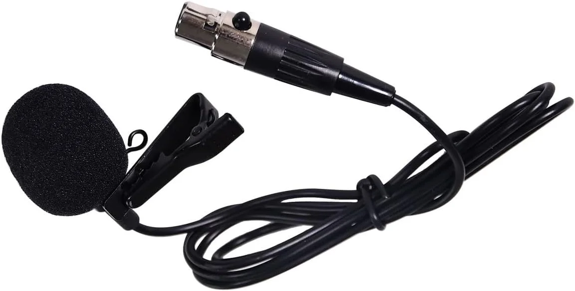 سیترونیک | میکروفون یقهای مینی XLR با گیره کراوات - میکروفون لاوالیر محتاطانه با اتصال مینی XLR - جمع و جور، جایگزین یا افزودنی برای سیستمهای بیسیم TU4 سیترونیک | میکروفون یقهای مینی XLR با گیره کراوات - میکروفون لاوالیر محتاطانه با اتصال مینی XLR - جمع و جور، جایگزین یا افزودنی برای سیستمهای بیسیم TU4