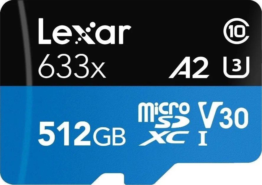 کارت حافظه میکرو اس دی Lexar 633x UHS-I با سرعت 95 مگابیت بر ثانیه، 512 گیگابایت | LSDMI512BBEU633A