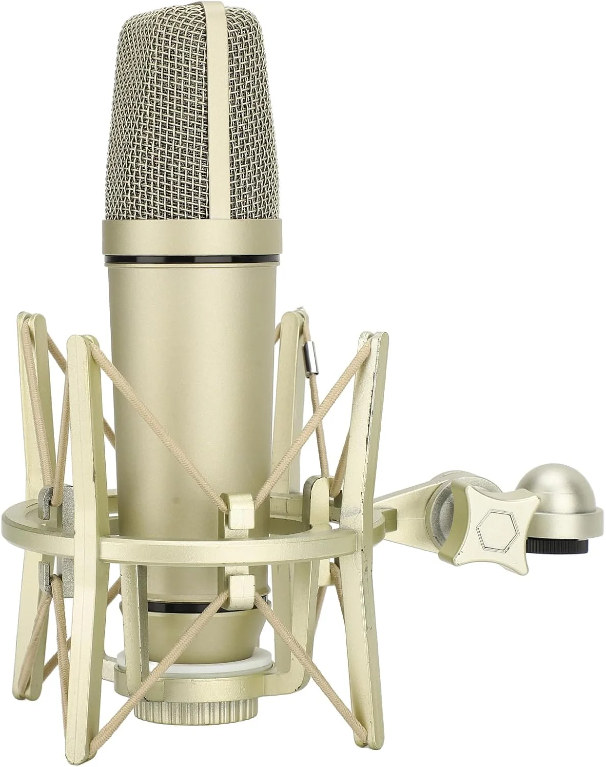 میکروفون کاندنسر BTSEURY، میکروفون کاندنسر استودیویی حرفه ای، میکروفون کاردیوئید فلزی سیمی ایده آل برای ضبط صدا، پادکست و پخش زنده میکروفون کاندنسر BTSEURY، میکروفون کاندنسر استودیویی حرفه ای، میکروفون کاردیوئید فلزی سیمی ایده آل برای ضبط صدا، پادکست و پخش زنده