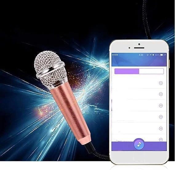 میکروفون کندانسور نقره ای مینی با تجهیزات آواز خواندن، میکروفون کارائوکه تلفن 3.5 میلی متری با پایه، میکروفون دستی مینی برای تلفن همراه، لپ تاپ، نوت بوک، میکروفون های بی سیم دستی میکروفون کندانسور نقره ای مینی با تجهیزات آواز خواندن، میکروفون کارائوکه تلفن 3.5 میلی متری با پایه، میکروفون دستی مینی برای تلفن همراه، لپ تاپ، نوت بوک، میکروفون های بی سیم دستی