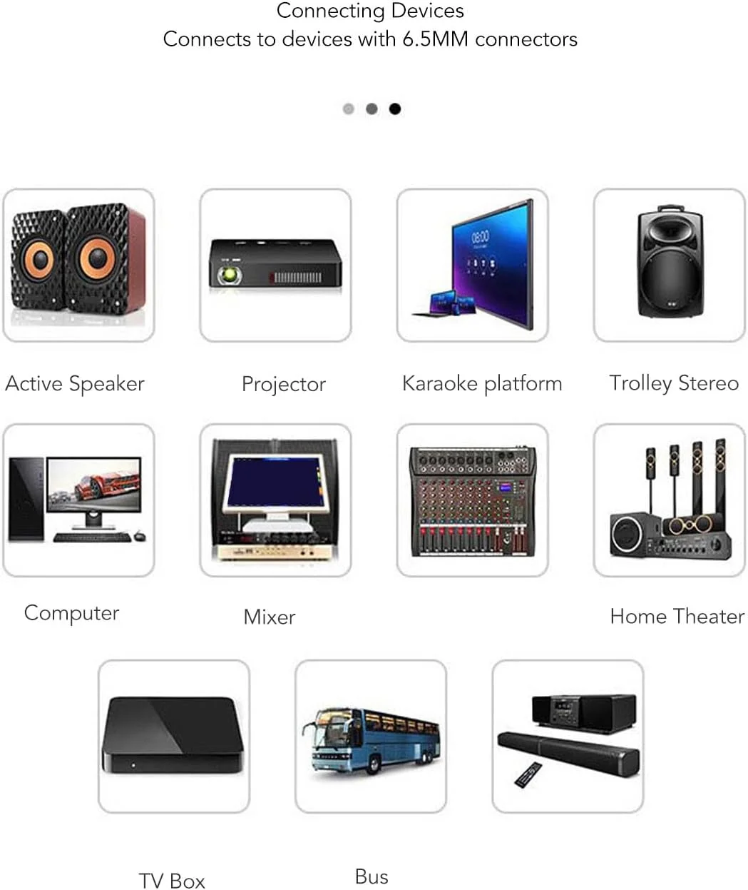 میکروفون سیمی کاردیوئید Bewinner برای دستگاه کارائوکه، طراحی شیک، 1 میکروفون برای هر مناسبت، فلز، پلاستیک ABS میکروفون سیمی کاردیوئید Bewinner برای دستگاه کارائوکه، طراحی شیک، 1 میکروفون برای هر مناسبت، فلز، پلاستیک ABS