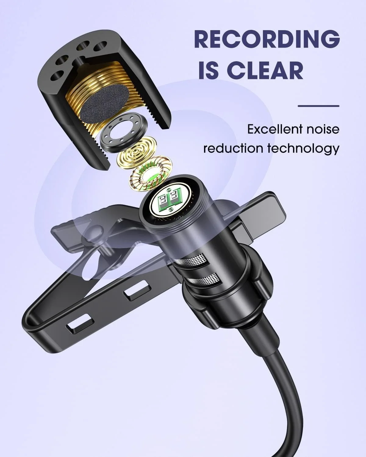 میکروفون یقه ای باس دراپس 3.5 میلی متری با گیره برای یوتیوب، میکروفون یقه ای برای گوشی موبایل، میکروفون برای کانال یوتیوب (مشکی) میکروفون یقه ای باس دراپس 3.5 میلی متری با گیره برای یوتیوب، میکروفون یقه ای برای گوشی موبایل، میکروفون برای کانال یوتیوب (مشکی)