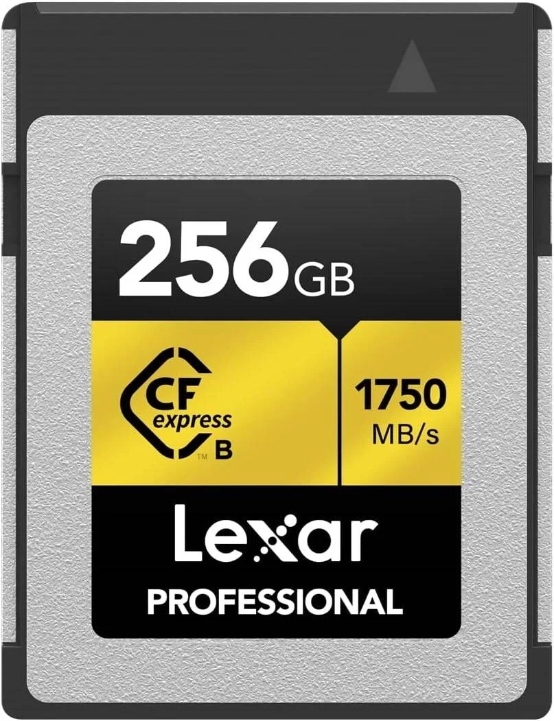 کارت حافظه Lexar Professional 256GB CFexpress Type B، سرعت خواندن تا 1750 مگابایت بر ثانیه، ضبط ویدیوی 4K Raw، پشتیبانی از PCIe 3.0 و NVMe
