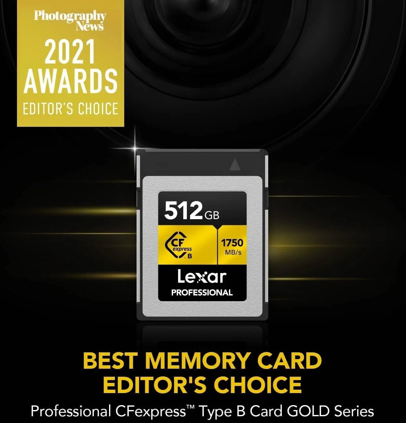 کارت حافظه Lexar Professional 256GB CFexpress Type B، سرعت خواندن تا 1750 مگابایت بر ثانیه، ضبط ویدیوی 4K Raw، پشتیبانی از PCIe 3.0 و NVMe