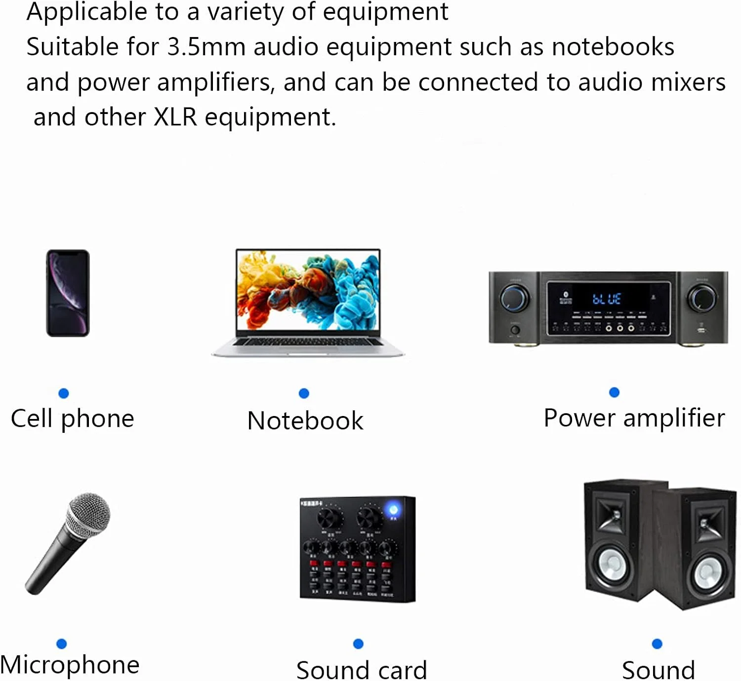 کابل دوگانه XLR به 3.5 میلیمتری، دو پورت مادگی XLR به جک TRS 3.5 میلیمتری (1/8 اینچ) کابل اتصال سیگنال بالانس آداپتور Y اسپلیتر سیم میکروفون، برای استودیو یا اجراهای زنده کابل دوگانه XLR به 3.5 میلیمتری، دو پورت مادگی XLR به جک TRS 3.5 میلیمتری (1/8 اینچ) کابل اتصال سیگنال بالانس آداپتور Y اسپلیتر سیم میکروفون، برای استودیو یا اجراهای زنده