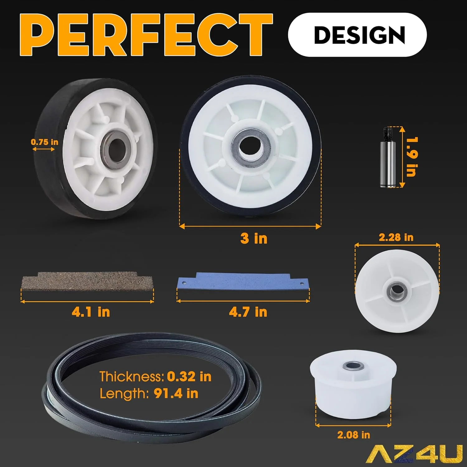 کیت تعمیر خشک کن AZ4U، غلطک های درام 12001541 303373K W10116741 303373، تسمه 33002535 WP33002535 33001777، قرقره هرزگرد 6-3700340 WP6-3700340 جایگزین برای Maytag Neptune سری 3000 مدل های MDE6000AYW MDE5500AYW کیت تعمیر خشک کن AZ4U، غلطک های درام 12001541 303373K W10116741 303373، تسمه 33002535 WP33002535 33001777، قرقره هرزگرد 6-3700340 WP6-3700340 جایگزین برای Maytag Neptune سری 3000 مدل های MDE6000AYW MDE5500AYW