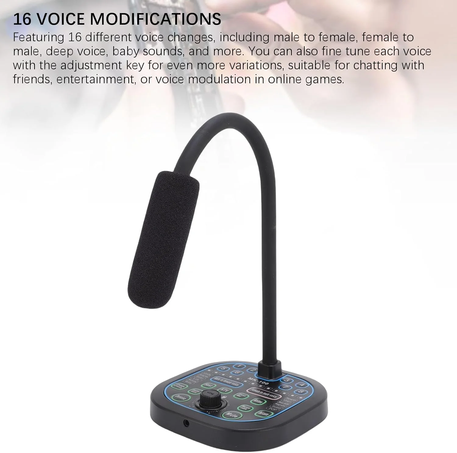 پکیج تجهیزات پادکست ASHATA، میکروفون تغییر صدا با 16 افکت صوتی، کیت تجهیزات استودیویی با تغییر صدا، تغییر دهنده صدا با کارت صدای زنده، میکروفون کاندنسر برای پکیج تجهیزات پادکست ASHATA، میکروفون تغییر صدا با 16 افکت صوتی، کیت تجهیزات استودیویی با تغییر صدا، تغییر دهنده صدا با کارت صدای زنده، میکروفون کاندنسر برای