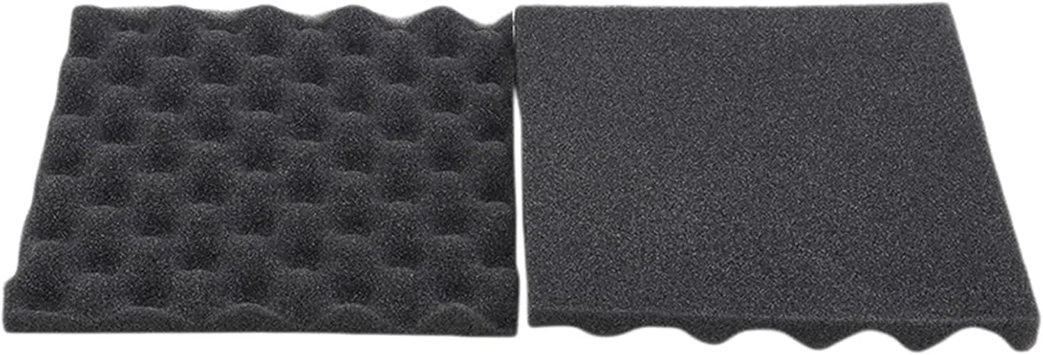 پنل های شانه تخم مرغی آکوستیک 25cm*25cm*1cm عایق صدا تایل دیواری بسته 12 عددی پنل آکوستیک فوم استودیو شانه تخم مرغی، مشکی پنل های شانه تخم مرغی آکوستیک 25cm*25cm*1cm عایق صدا تایل دیواری بسته 12 عددی پنل آکوستیک فوم استودیو شانه تخم مرغی، مشکی