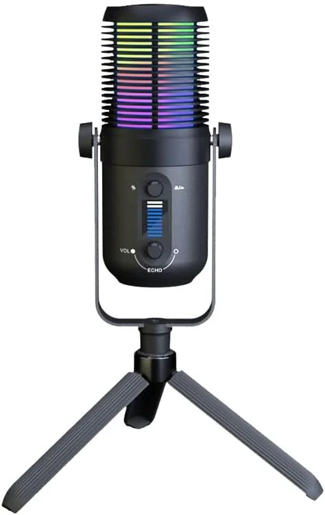 میکروفون کاندنسر دستی USB، میکروفون کامپیوتر برای استریمینگ، میکروفون آنلاین کلاس، برای یوتیوب، تیک تاک، اینستاگرام مک/PS4/PS5، با کنترل RGB، جک هدفون، فیلتر پاپ (پایه سه پایه) میکروفون کاندنسر دستی USB، میکروفون کامپیوتر برای استریمینگ، میکروفون آنلاین کلاس، برای یوتیوب، تیک تاک، اینستاگرام مک/PS4/PS5، با کنترل RGB، جک هدفون، فیلتر پاپ (پایه سه پایه)