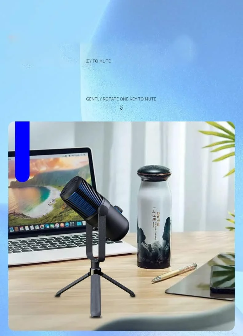 میکروفون کاندنسر دستی USB، میکروفون کامپیوتر برای استریمینگ، میکروفون آنلاین کلاس، برای یوتیوب، تیک تاک، اینستاگرام مک/PS4/PS5، با کنترل RGB، جک هدفون، فیلتر پاپ (پایه سه پایه) میکروفون کاندنسر دستی USB، میکروفون کامپیوتر برای استریمینگ، میکروفون آنلاین کلاس، برای یوتیوب، تیک تاک، اینستاگرام مک/PS4/PS5، با کنترل RGB، جک هدفون، فیلتر پاپ (پایه سه پایه)