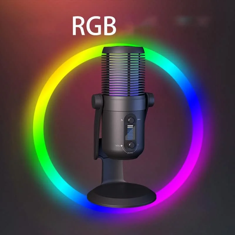 میکروفون کاندنسر دستی USB، میکروفون گیمینگ، برای کلاس آنلاین، میکروفون زنده، یوتیوب، تیک تاک، اینستاگرام، میکروفون روی مک/PS4/PS5، با کنترل RGB، جک هدفون، فیلتر پاپ (دو طرفه) میکروفون کاندنسر دستی USB، میکروفون گیمینگ، برای کلاس آنلاین، میکروفون زنده، یوتیوب، تیک تاک، اینستاگرام، میکروفون روی مک/PS4/PS5، با کنترل RGB، جک هدفون، فیلتر پاپ (دو طرفه)