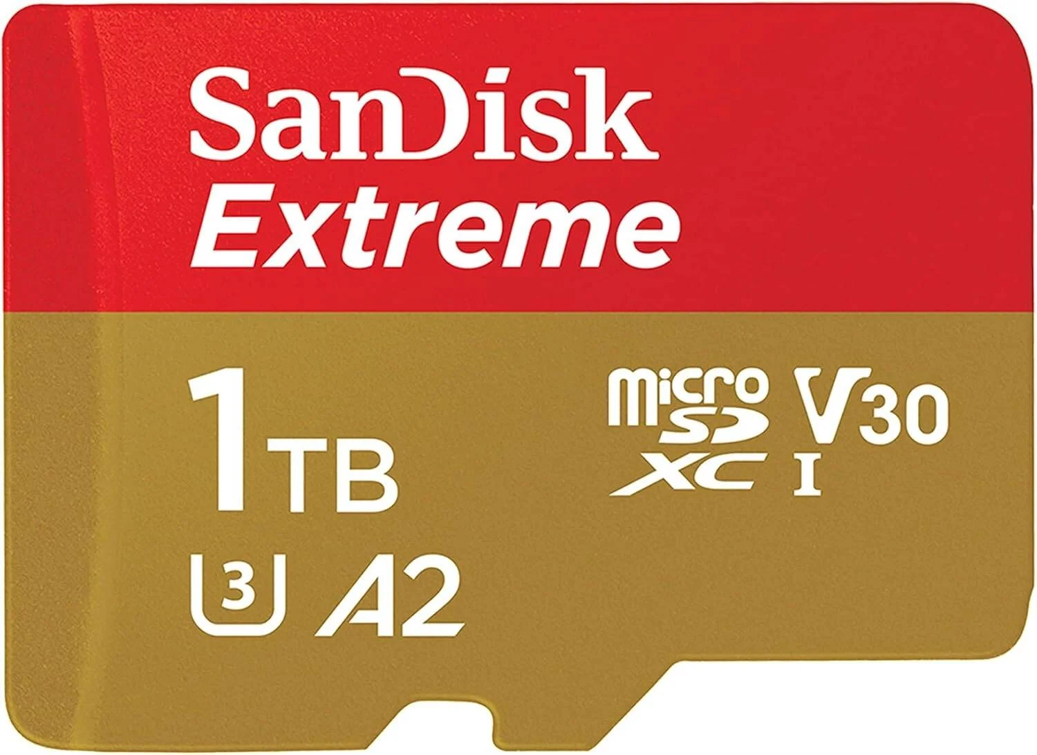 کارت حافظه SanDisk Extreme microSDXC UHS-I با ظرفیت 1 ترابایت به همراه آداپتور، سرعت تا 190 مگابایت بر ثانیه، با عملکرد A2 App، UHS I، Class 10، U3، V30 | SDSQXAV-1T00-GN6MA / GN6MN
