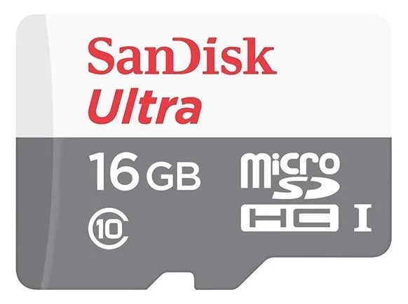 کارت حافظه 16 گیگابایتی SanDisk Ultra MicroSD UHS-I به همراه آداپتور 80MB/s CL10 | SDSQUNS-016G-GN3MA
