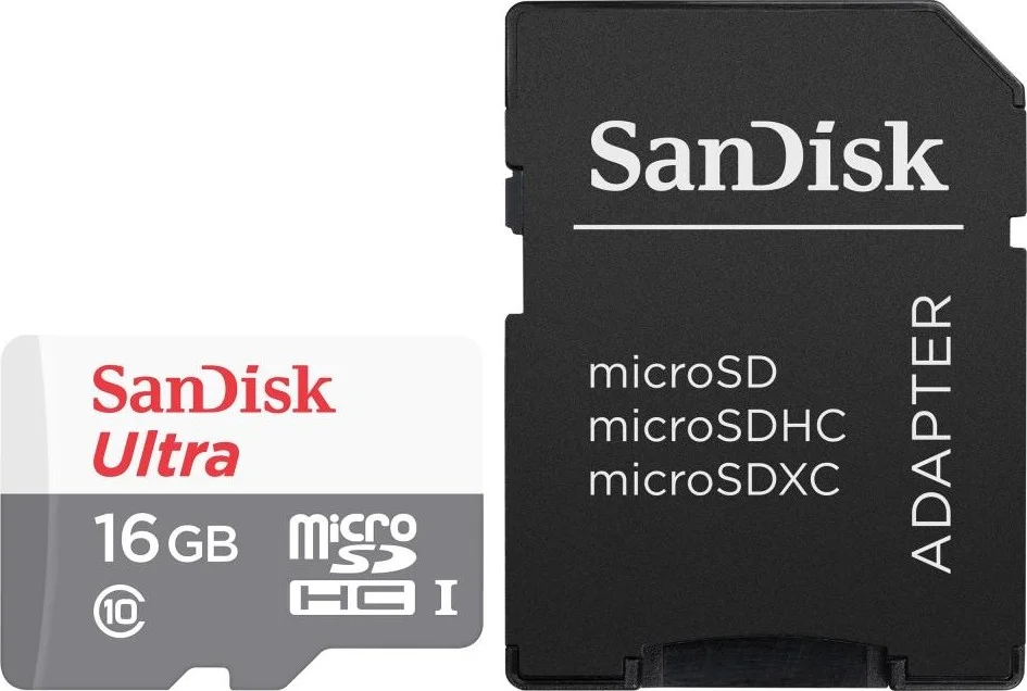 کارت حافظه 16 گیگابایتی SanDisk Ultra MicroSD UHS-I به همراه آداپتور 80MB/s CL10 | SDSQUNS-016G-GN3MA کارت حافظه 16 گیگابایتی SanDisk Ultra MicroSD UHS-I به همراه آداپتور 80MB/s CL10 | SDSQUNS-016G-GN3MA