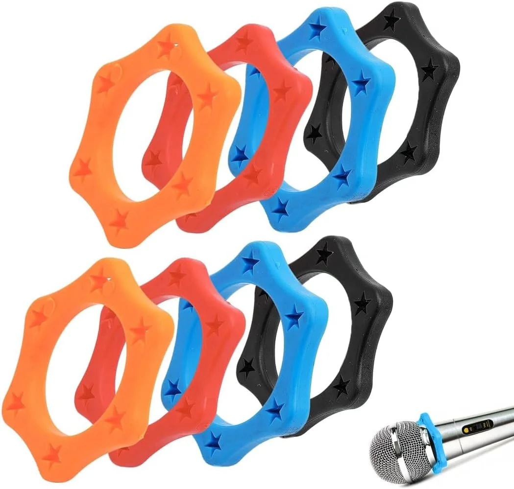 8 عدد محافظ لاستیکی ضد لغزش اسکوتر برای میکروفون بی سیم دستی 8 عدد محافظ لاستیکی ضد لغزش اسکوتر برای میکروفون بی سیم دستی