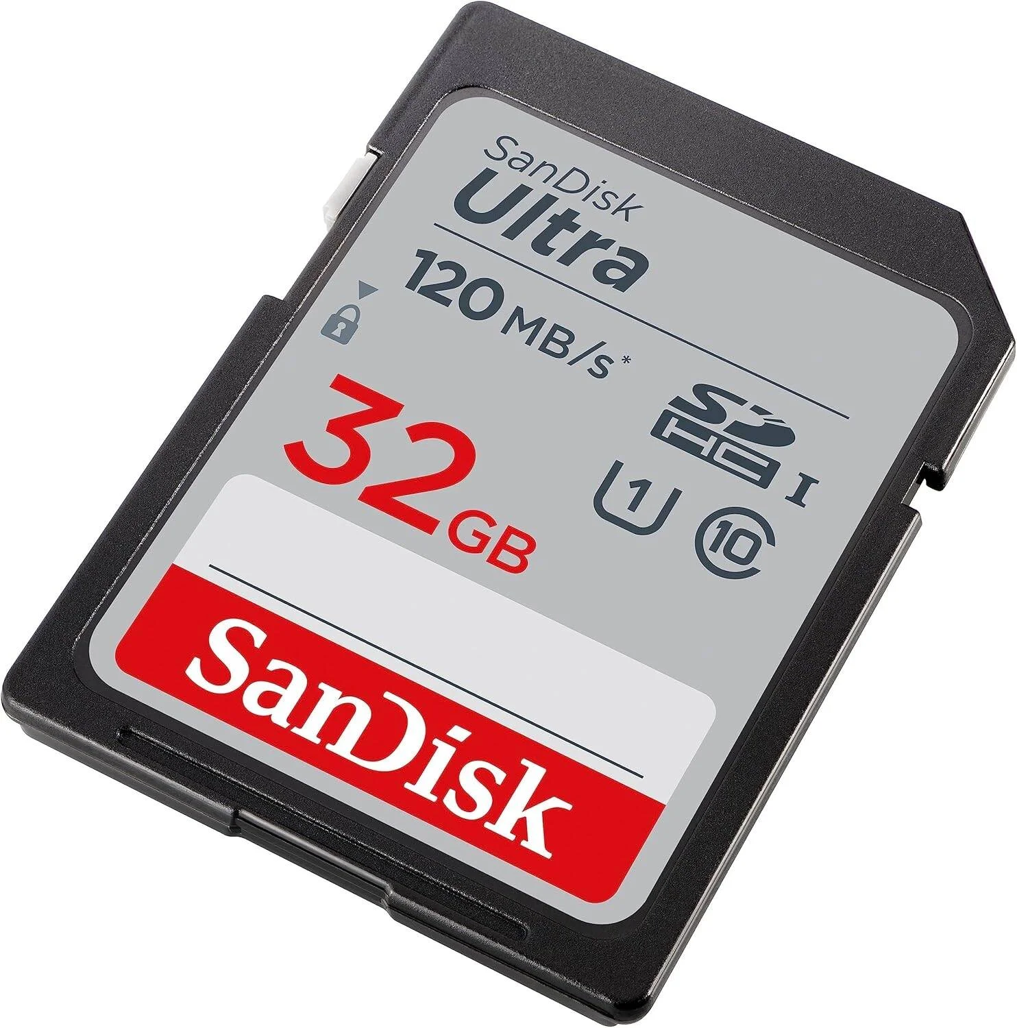 کارت حافظه 32 گیگابایتی SanDisk Ultra SDXC UHS-I، سرعت نوشتن ترتیبی تا 120 مگابایت بر ثانیه، C10، U1، Full HD، کارت SD | SDSDUN4-032G-GN6IN کارت حافظه 32 گیگابایتی SanDisk Ultra SDXC UHS-I، سرعت نوشتن ترتیبی تا 120 مگابایت بر ثانیه، C10، U1، Full HD، کارت SD | SDSDUN4-032G-GN6IN