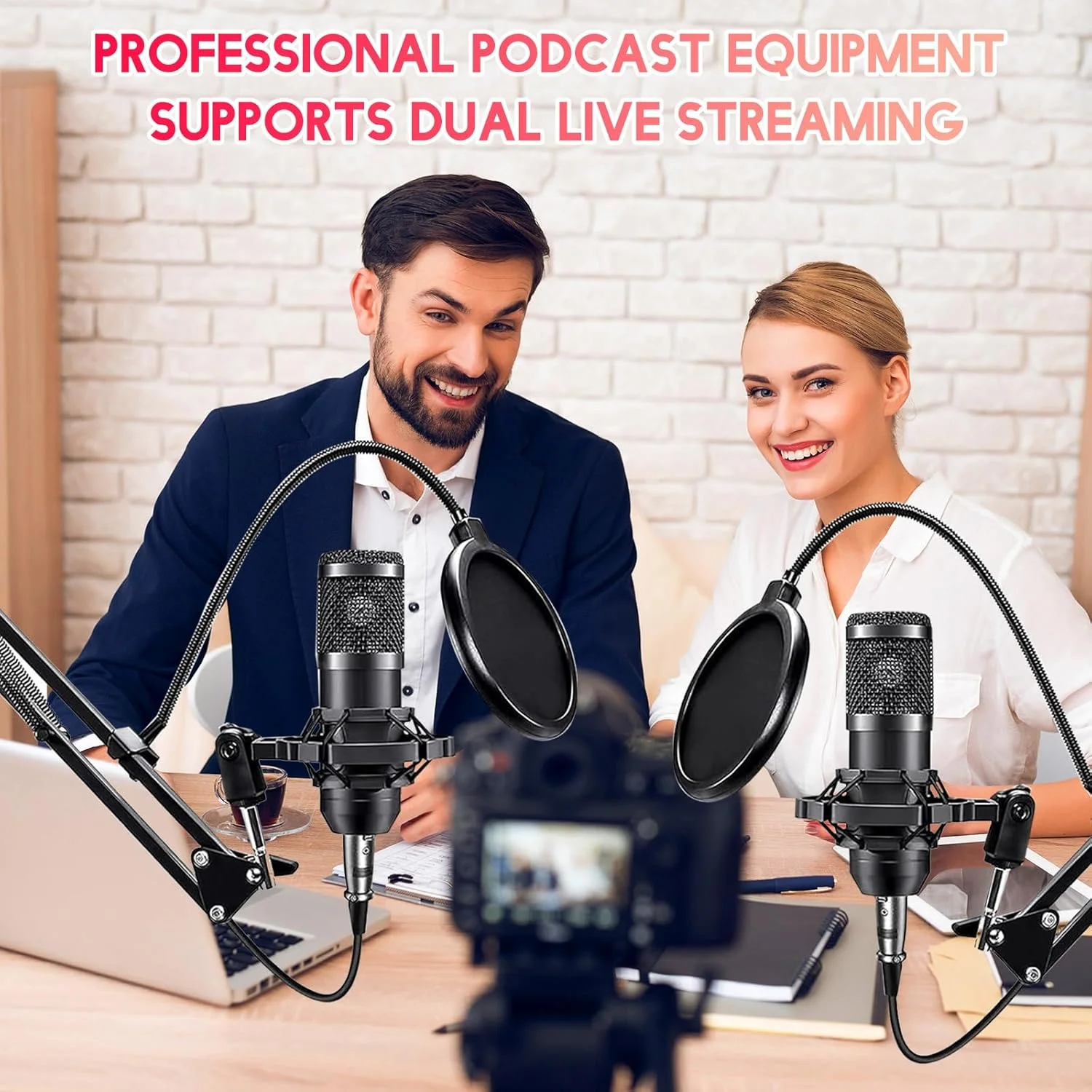 پکیج تجهیزات پادکست ALSO GO برای 2 نفر، تغییر دهنده صدا V8s با میکروفون BM-800 برای پادکست، ضبط، خوانندگی، استریم و بازی پکیج تجهیزات پادکست ALSO GO برای 2 نفر، تغییر دهنده صدا V8s با میکروفون BM-800 برای پادکست، ضبط، خوانندگی، استریم و بازی